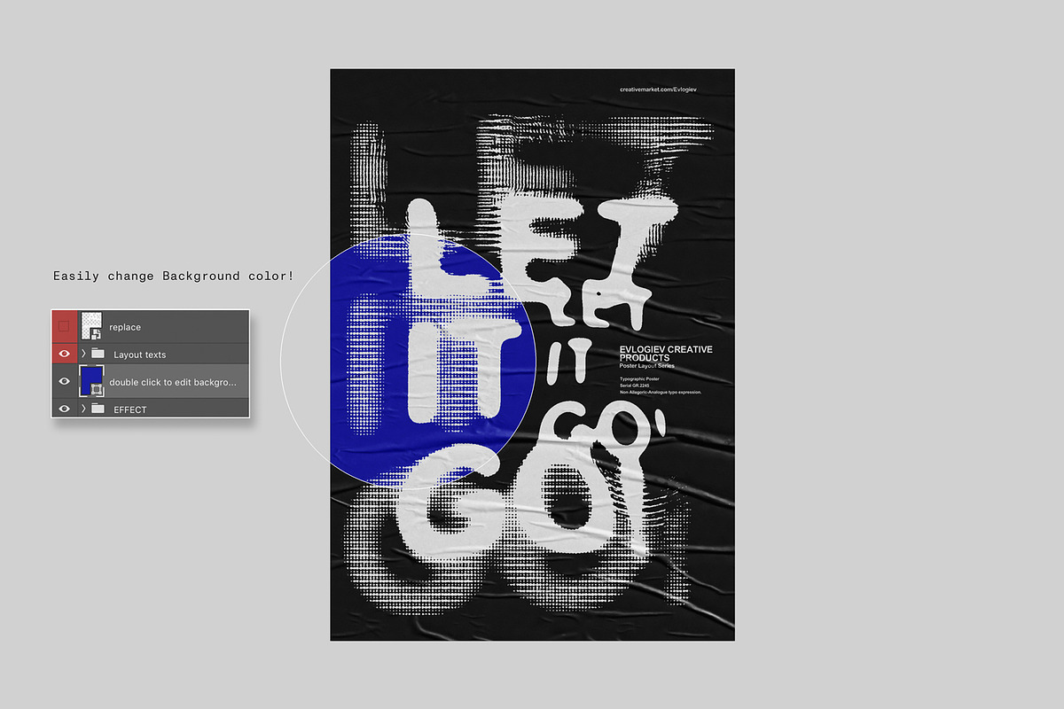 Typographic Poster Layouts No.01, a Poster Template by Evlogiev Studio (Photo 9 of 14)