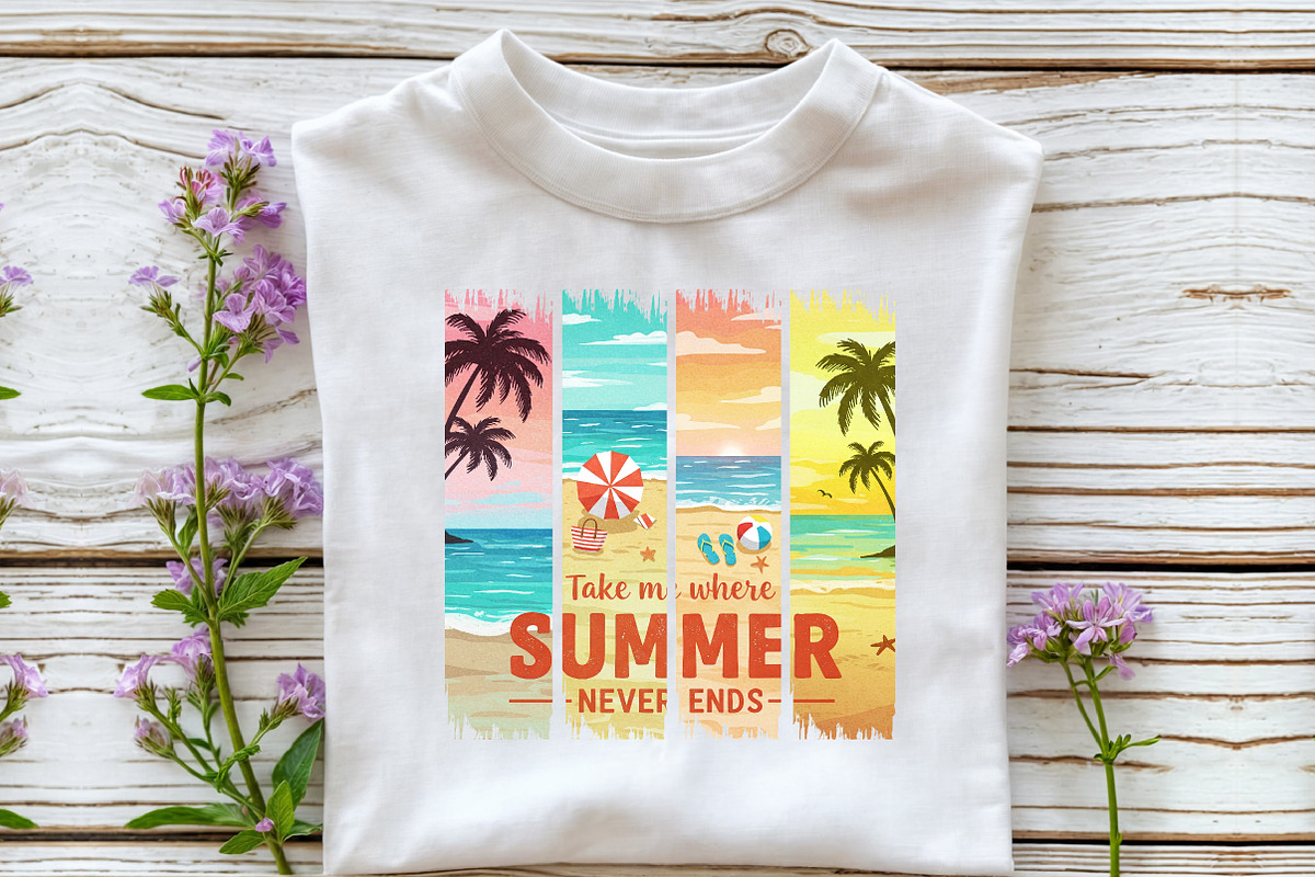 Summer Brushstroke, Summer Shirt Png, an Illustration by Libby Wishes (Photo 6 of 6)