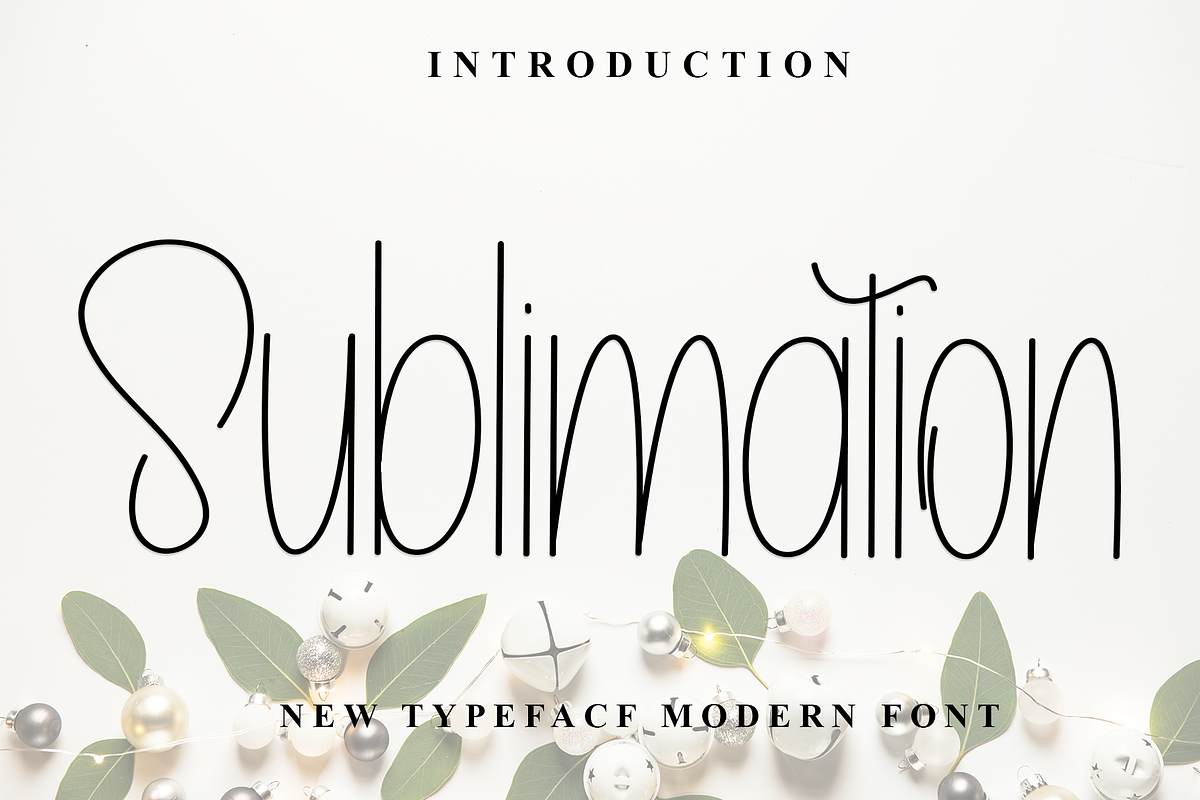 03 Sublimation, a Sans Serif Font by InermediaSTUDIO (Photo 1 of 8)
