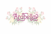 Arabella script, a Script Font by ABMStudio (Thumbnail 1 of 3)
