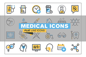Medical icons, an Outline Icon by PureSolution