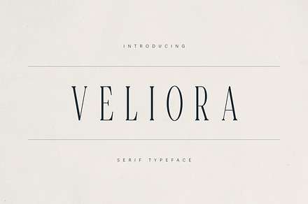 Veliora - Elegant Long Serif