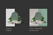 5 Podium with Transparent Background, a Background Graphic by faustudio (Thumbnail 2 of 7)