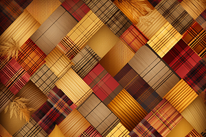 Autumn Plaid Pattern