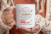 Give Thanks Believe Hope PNG, a Seasonal Illustration by designcity5 (Thumbnail 4 of 4)