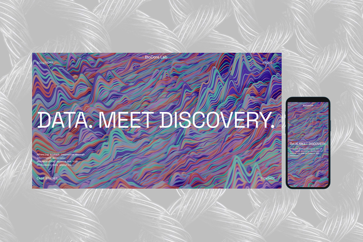 BioCore Lab Squarespace Template preview 4
