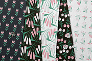 Vintage Flower Pattern Collection, a Pattern Graphic by Asya Melkonyan Patterns (Thumbnail 11 of 15)