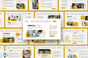 Mental Health - Keynote Template, a Presentation Template by Iqsiart Studio