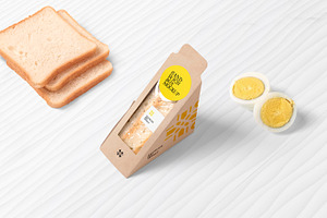 Sandwich Box Mockups