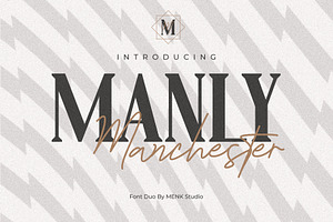 Manly Manchester - Font Duo