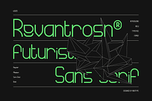 Revantrosn - Futuristic Sans Family
