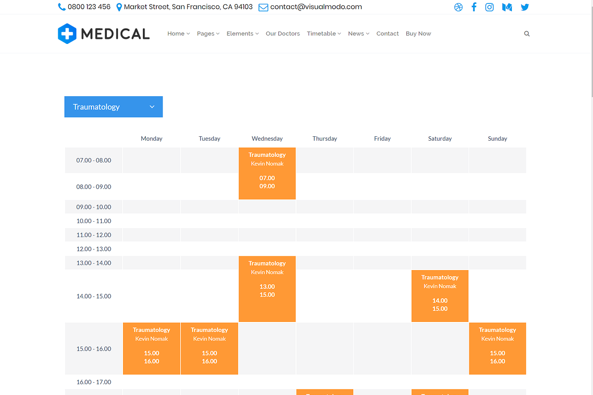 Medical Health Care WordPress Theme