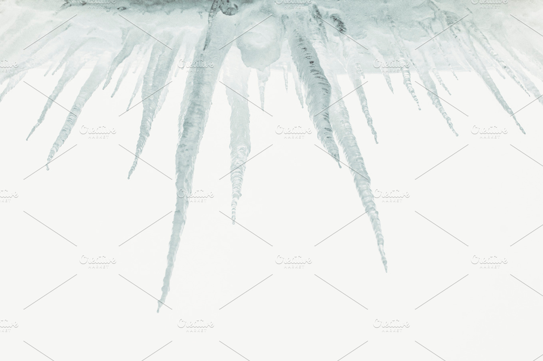 Icicles against the sky, an Abstract Photo by Suzo Images