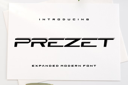 Prezet Font, a Sans Serif Font by agusariyadi