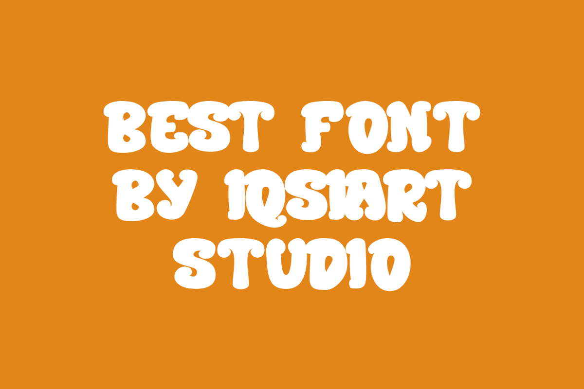 Gobras Display - Groovy Font, a Sans Serif Font by Iqsiart Studio (Photo 4 of 6)