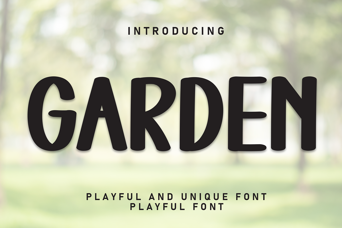 Garden | Script Font, a Script Font by Scratchones (Photo 1 of 8)