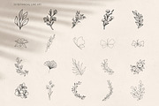 Nymph. Line Art Floral Women, a Person Illustration by AnMark (Thumbnail 5 of 11)