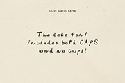 Handwritten CeCe Font, a Handwritten Font by Olive & Lu Paper (Thumbnail 2 of 2)