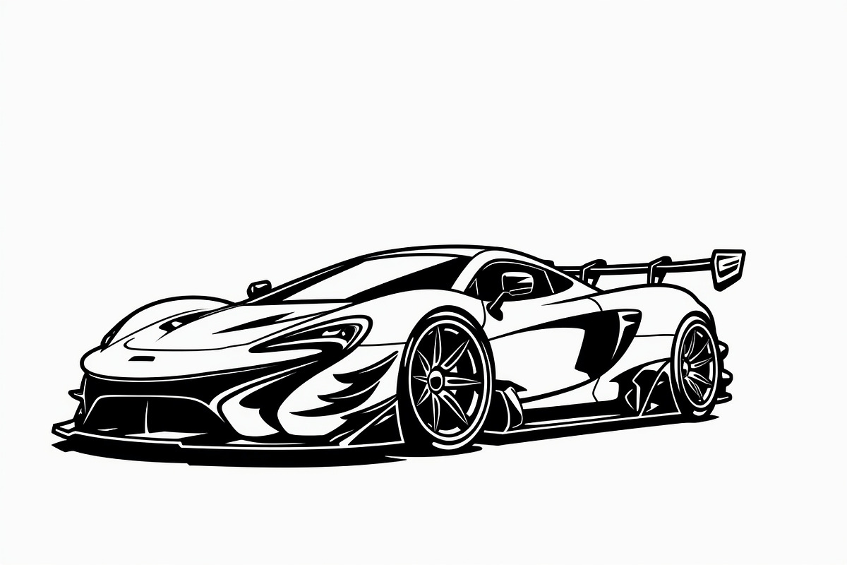 High Speed Sports Car Bundle, an Illustration by Designer_Momina (Photo 7 of 7)
