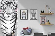 CIRCUS BABIES watercolor set, an Animal Illustration by Natali Smolova (Thumbnail 3 of 8)