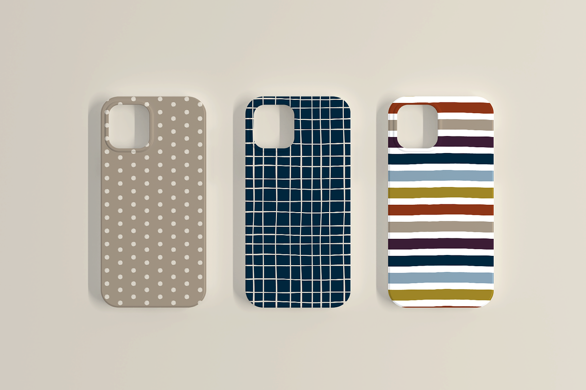 Dots & Lines Seamless Patterns, a Pattern Graphic by KT Designs (Photo 3 of 12)