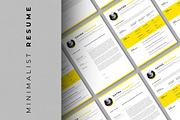 Minimalist Resume/CV, a Resume Template by Ahsanjaya (Thumbnail 2 of 3)