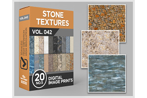 20 Seamless Stone Textures, a Nature Photo by KenScape