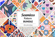 Seamless Pattern Bundle, a Background Graphic by Norse Studio (Thumbnail 1 of 14)