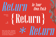 Geomore – Condensed Serif, a Serif Font by Craft Supply Co. (Thumbnail 2 of 8)