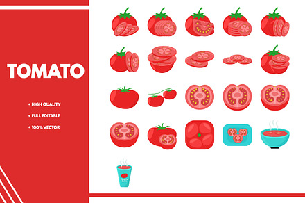 Tomato, an Illustration by Bloodline | Creative Market