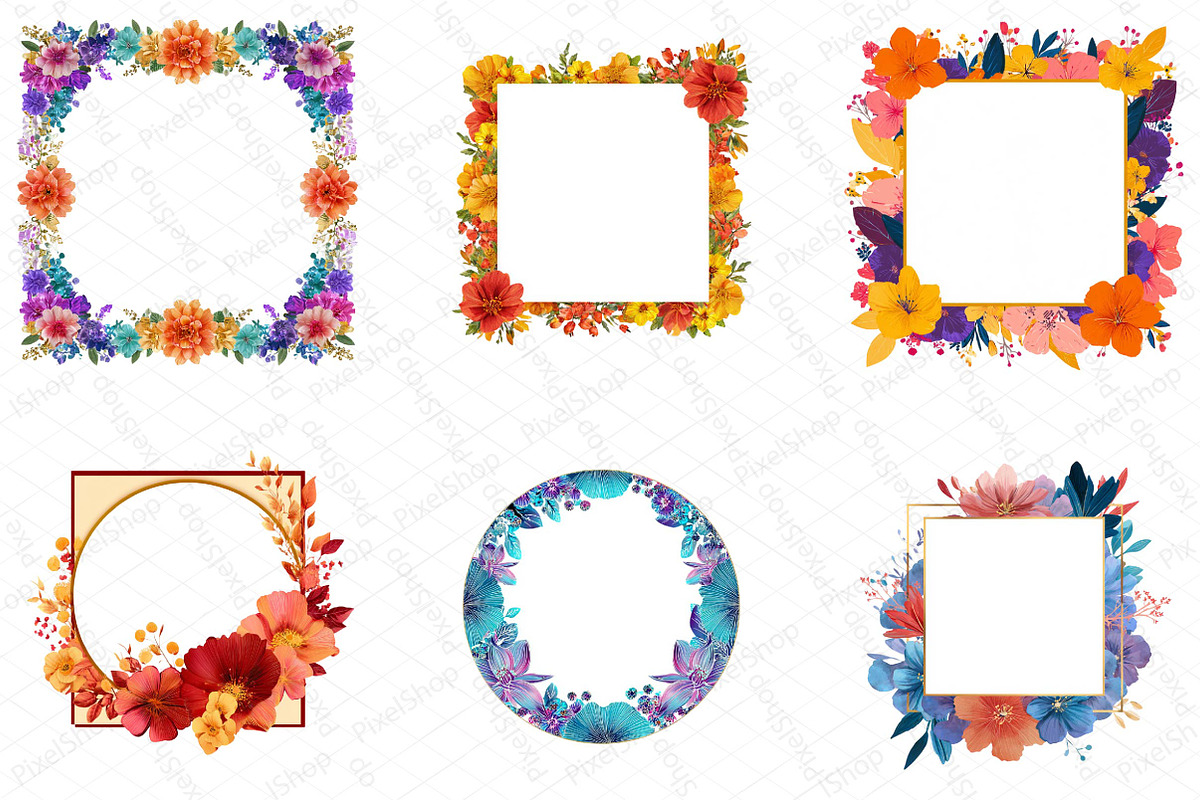 Wedding Photo Frame Clipart, an Illustration by DreamPrint404 (Photo 3 of 5)