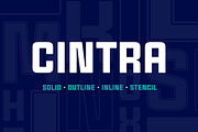 Cintra Font Family, a Sans Serif Font by Graviton Font Foundry (Thumbnail 1 of 4)