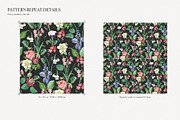 Vintage Elegant Floral Pattern, a Pattern Graphic by likorbut (Thumbnail 3 of 8)