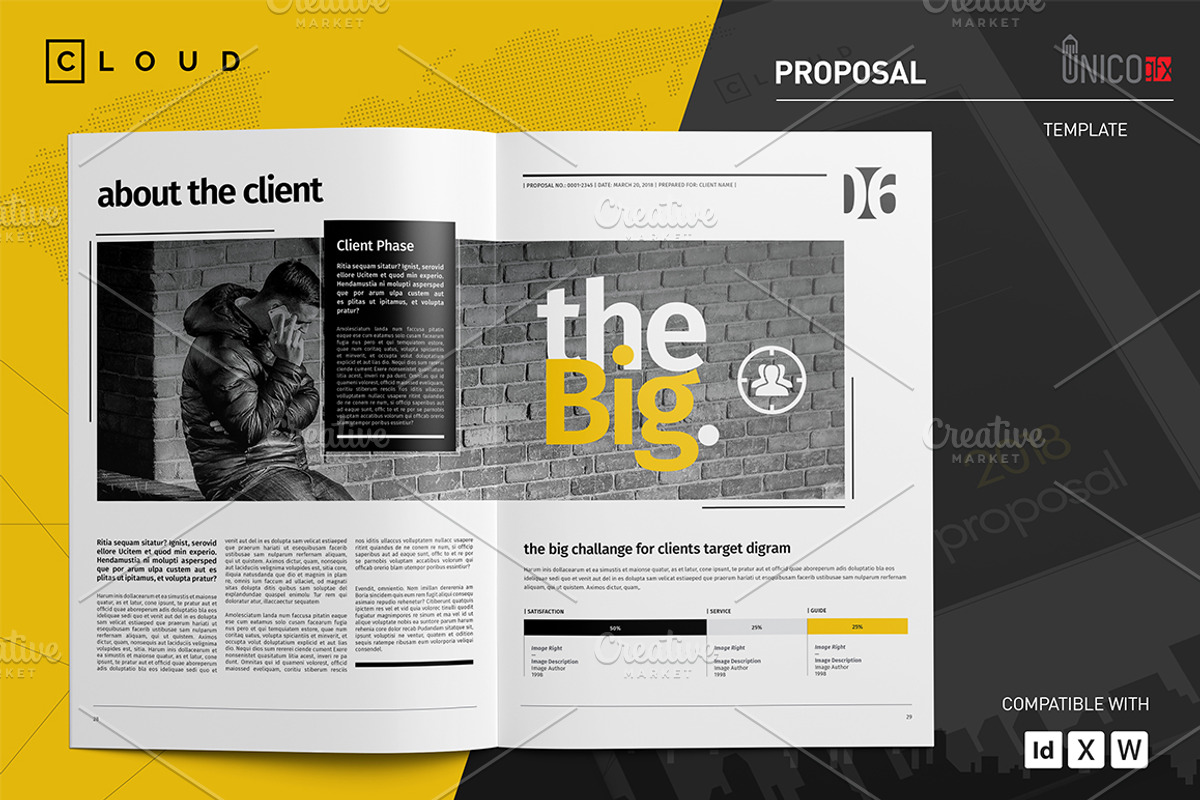 50 Page Full Proposal A4 / US Letter, a Stationery Template by Mastergfx (Photo 17 of 38)