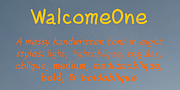 WalcomeOne, a Handwritten Font by Ingrimayne Type (Thumbnail 1 of 8)