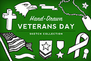 Veterans Day Sketch Collection, an Illustration by Jaleh Afshar (Thumbnail 1 of 2)