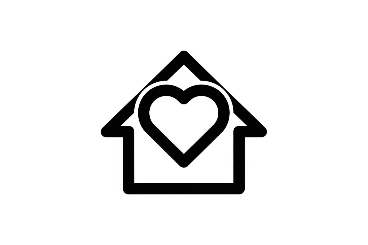 50 Home Love Heart House Icon Set Bu, an Illustration by Gaye Art (Photo 39 of 51)