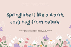 Unfolding - Decorative Display Font