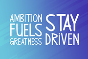 Rising Ambition Typeface, a Handwritten Font by Seemly Fonts (Thumbnail 2 of 5)