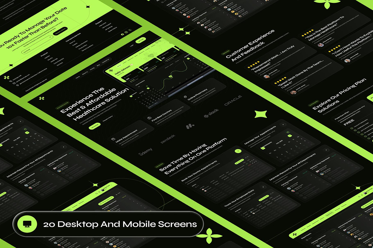 Prinstin SaaS Medical Website Framer, an UI Kit Template by Lumina_ui_ux202 (Photo 6 of 10)
