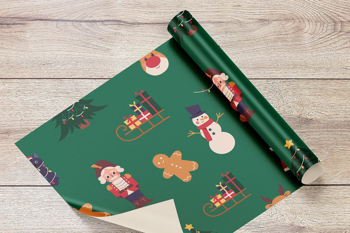 Christmas Patterns, a Seasonal Illustration by Sabina_Ava (Photo 6 of 7)