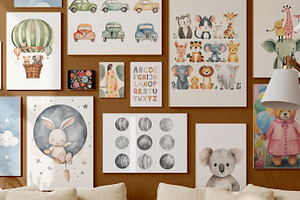 Nursery Wall Art Kids Room Prints