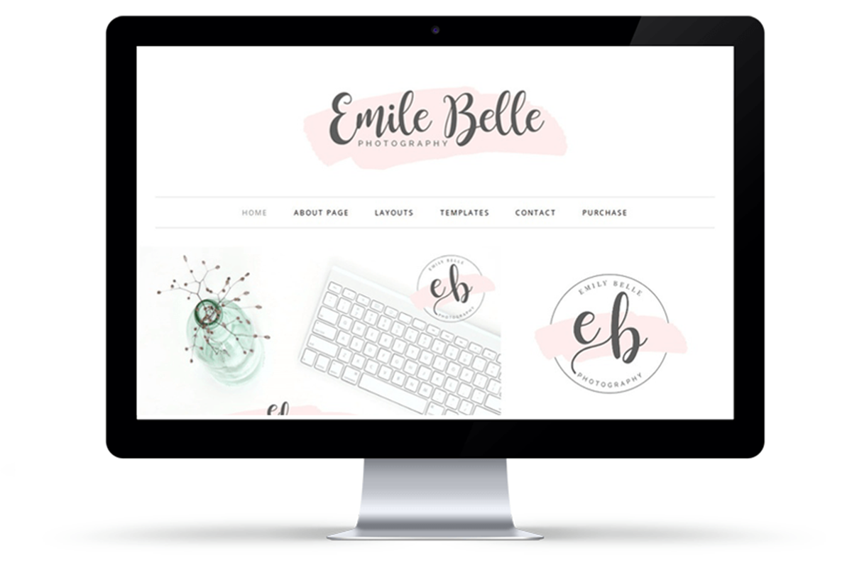 Emily Belle WordPress Theme, a WordPress Template by Wacky Jacqui's Designs (Photo 1 of 4)