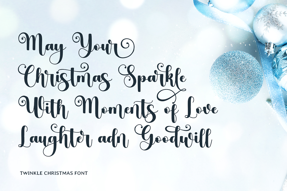 Twinkle Christmas, a Handwritten Font by Mozatype (Photo 7 of 10)