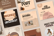 75 Boho Instagram Post Templates, a Social Media Template by The Lone Crowd (Thumbnail 2 of 8)