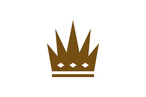 King Queen Crown Icon, a Solid Icon by Buqancreative