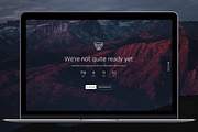 Bootstrap 4 Coming Soon Template, a Landing Page Template by Medialoot (Thumbnail 1 of 4)