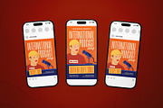 International Podcast Flyer Set, a Flyer Template by The Good Store (Thumbnail 2 of 2)