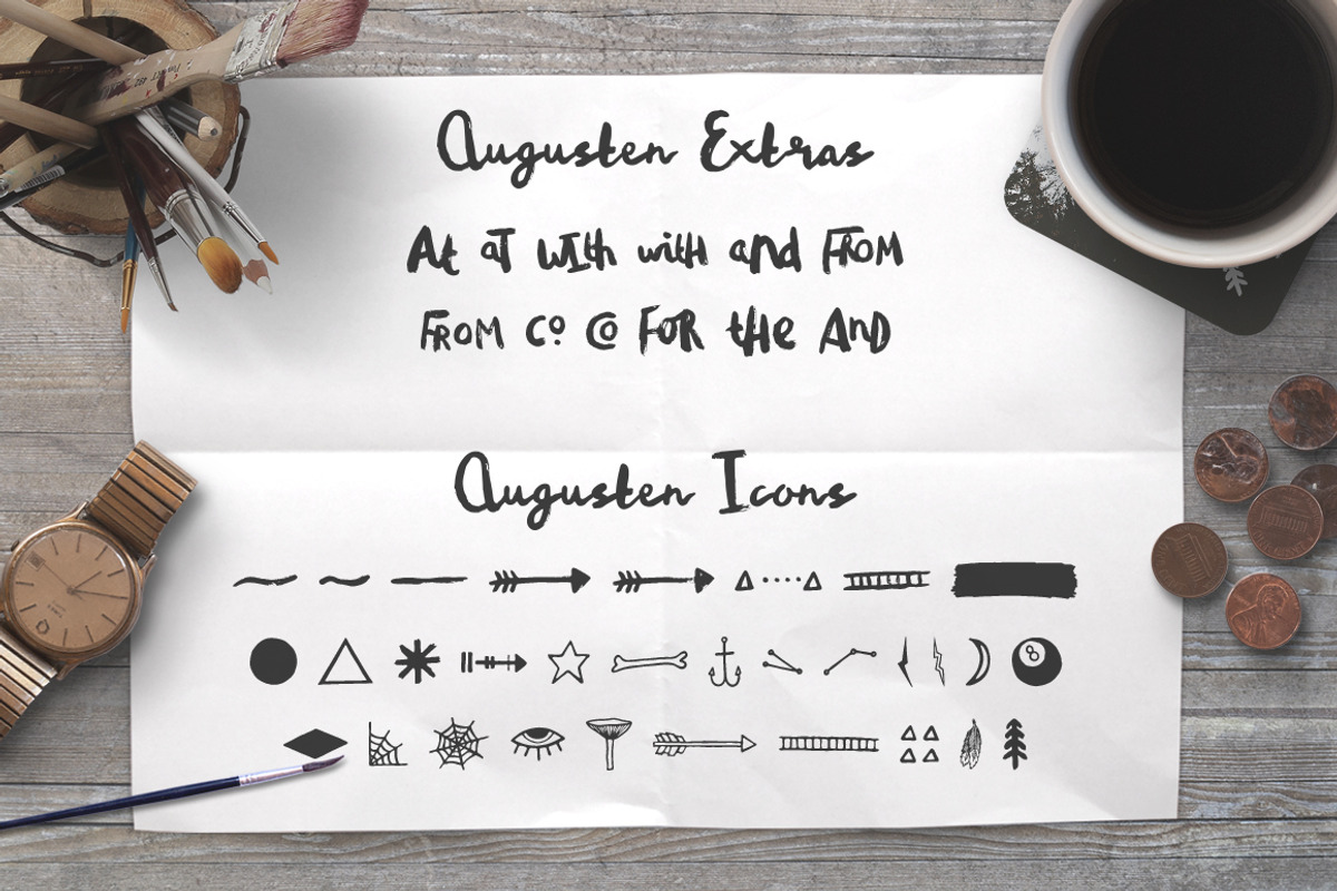 Augusten Script Font preview 4