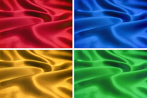 Set of colorful clothes backgrounds, an Abstract Photo by BOOCYS